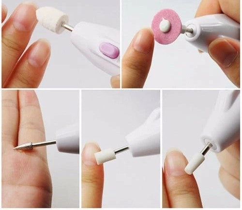 Removedor de cutículas e lixa eletrônica profissional